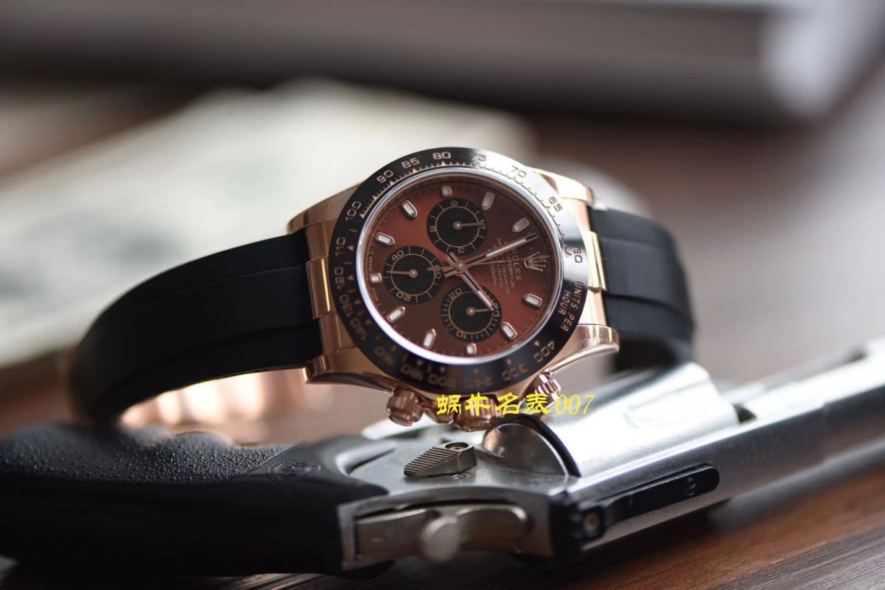 【 Video analysis NOOB Factory  Rolex 复刻高仿手表】N Factory 全新2019年最新款～ Ditongna 咖啡猫超级4130自动机械 Movement  / R373