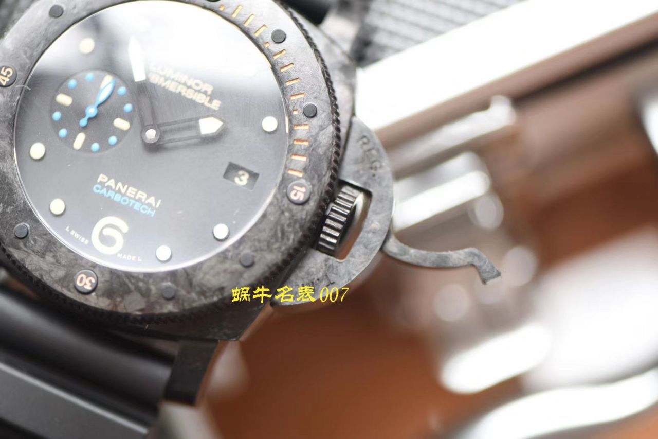 【XF Factory Panerai 复刻表】XF copy customized 版本稀有款式可不能错过！XF 锻造 carbon fiber 壳PAM00616 限量版！ / XF00616