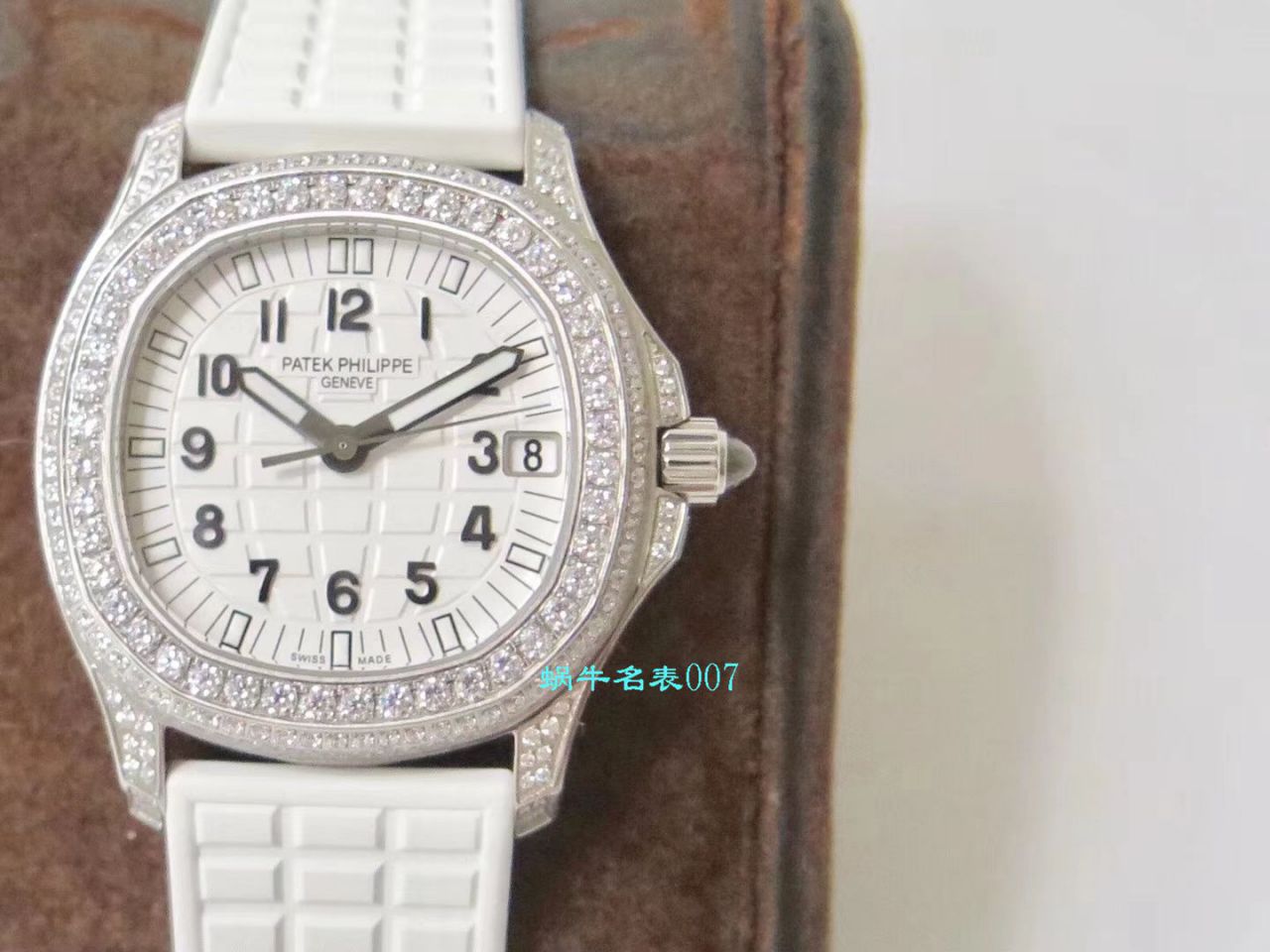【PPF Factory  top 复刻手表】 PATEK PHILIPPE AQUANAUT高仿5069G-011 白金 wrist watch  / BD231