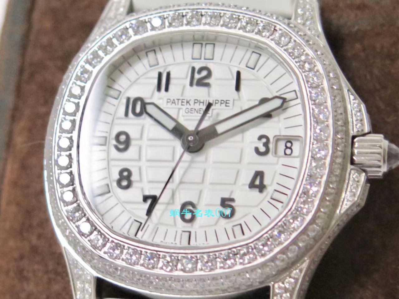 【PPF Factory  top 复刻手表】 PATEK PHILIPPE AQUANAUT高仿5069G-011 白金 wrist watch  / BD231