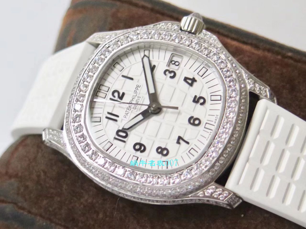 【PPF Factory  top 复刻手表】 PATEK PHILIPPE AQUANAUT高仿5069G-011 白金 wrist watch  / BD231