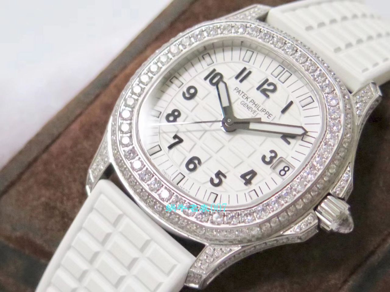 【PPF Factory  top 复刻手表】 PATEK PHILIPPE AQUANAUT高仿5069G-011 白金 wrist watch  / BD231