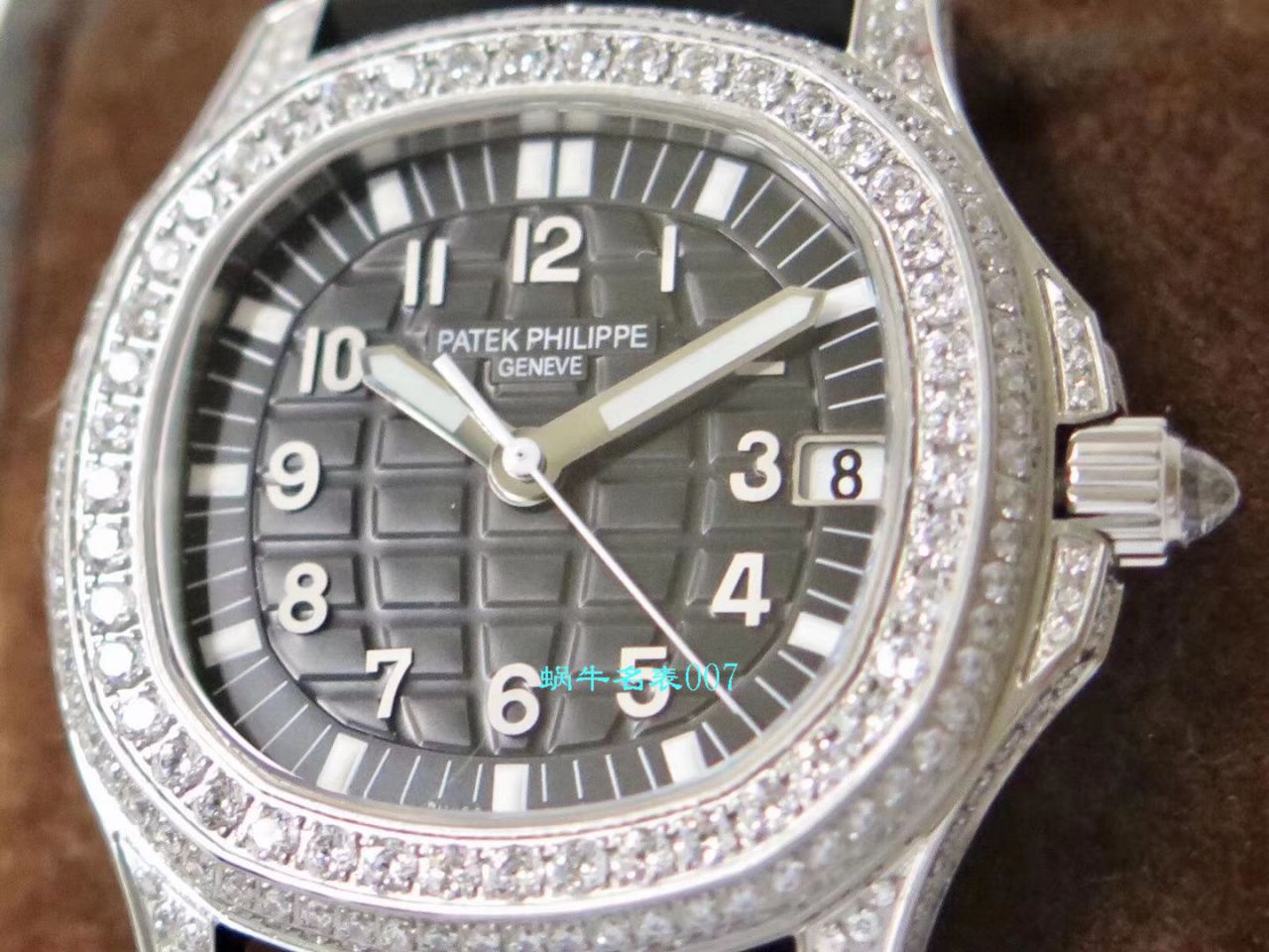 【PPF Factory PATEK PHILIPPE复刻表】 PATEK PHILIPPE AQUANAUT高仿5069G-001 白金女士 wrist watch  / BD230