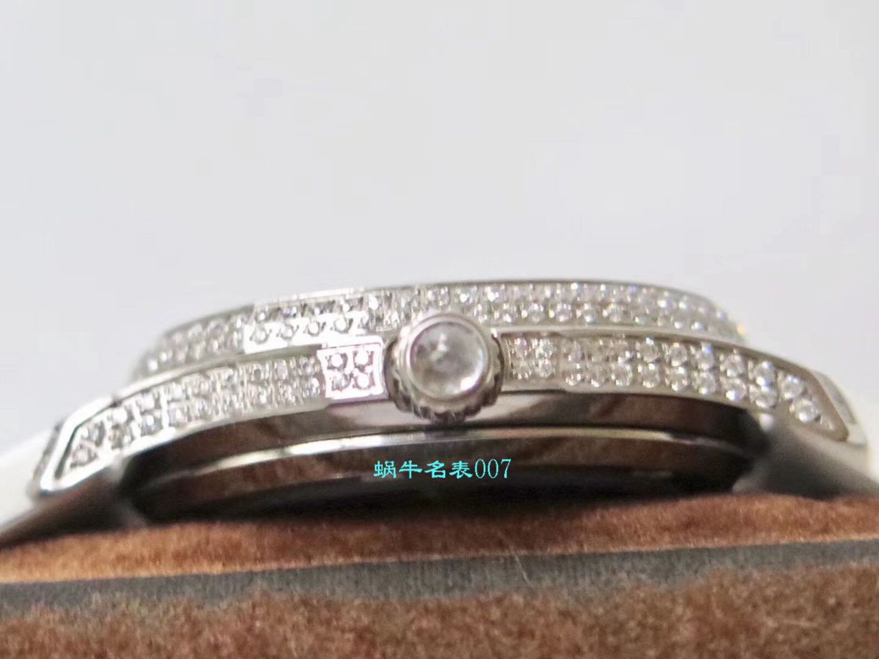 【PPF Factory  top 复刻手表】 PATEK PHILIPPE AQUANAUT高仿5069G-011 白金 wrist watch  / BD231