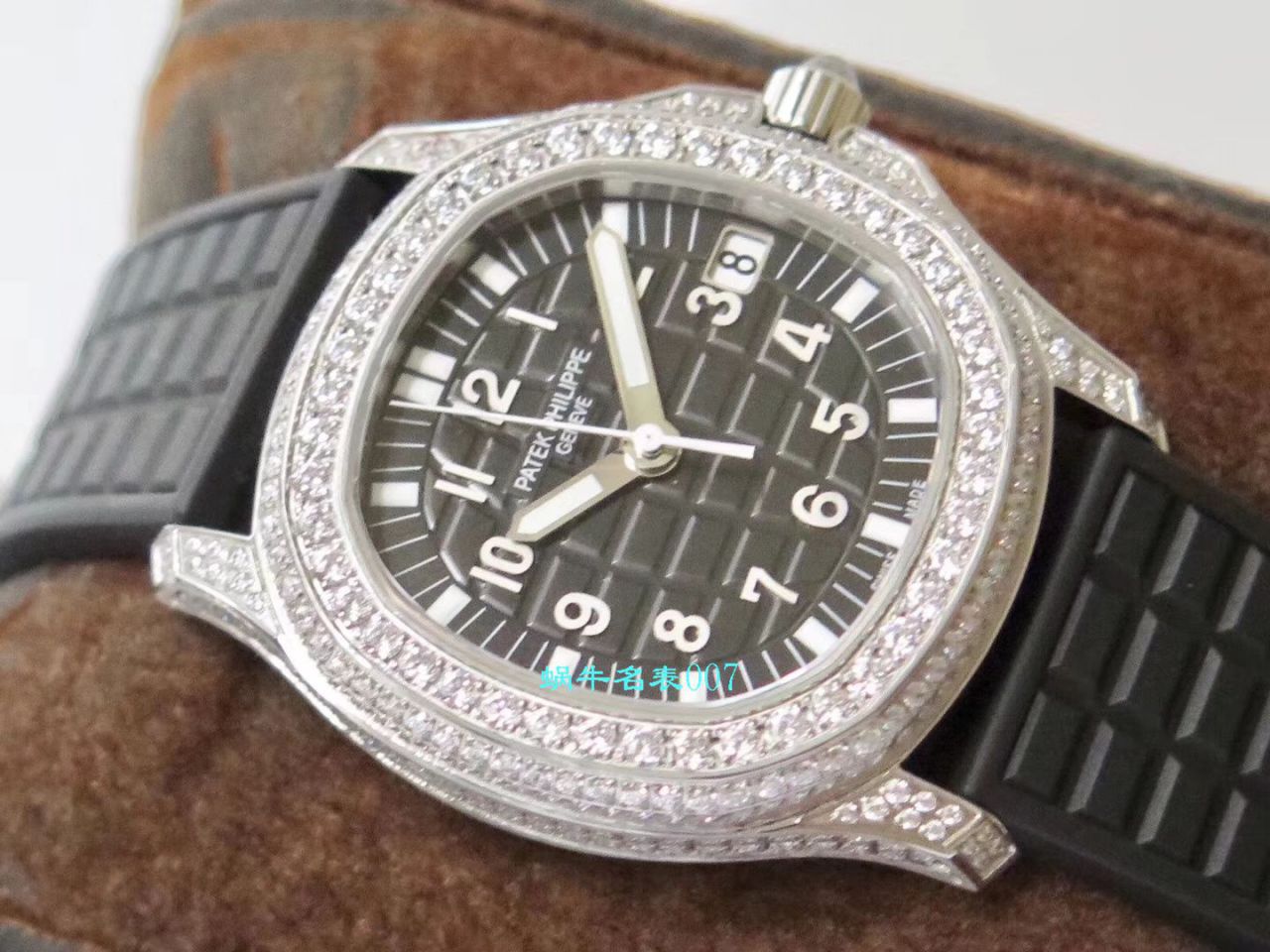 【PPF Factory PATEK PHILIPPE复刻表】 PATEK PHILIPPE AQUANAUT高仿5069G-001 白金女士 wrist watch  / BD230