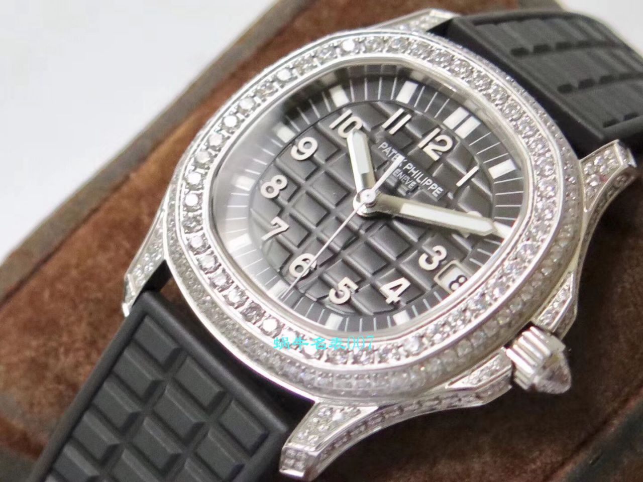【PPF Factory PATEK PHILIPPE复刻表】 PATEK PHILIPPE AQUANAUT高仿5069G-001 白金女士 wrist watch  / BD230