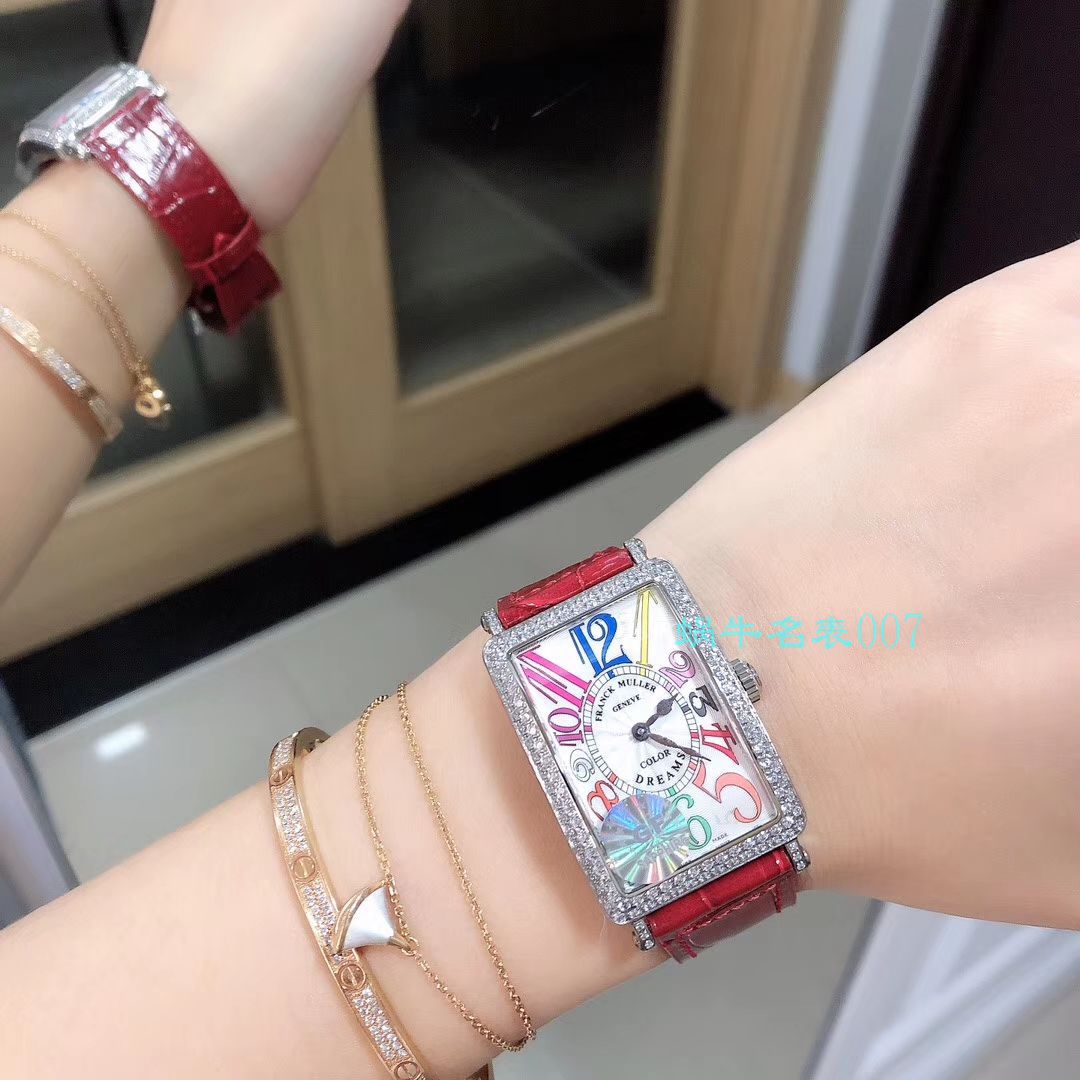 【GF Factory 法兰克穆克复刻高仿表】Franck MullerLong Island（长岛）952QZ女士 wrist watch  / FL062