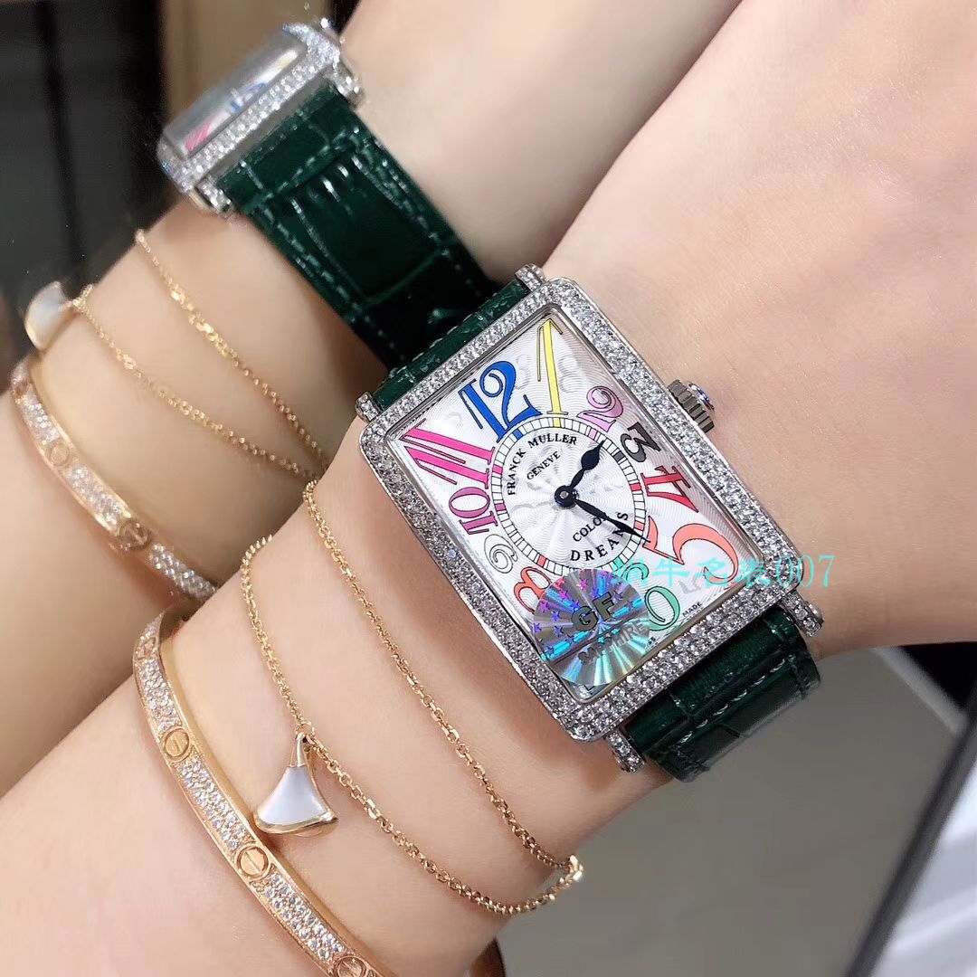【GF Factory 法兰克穆克复刻高仿表】Franck MullerLong Island（长岛）952QZ女士 wrist watch  / FL062