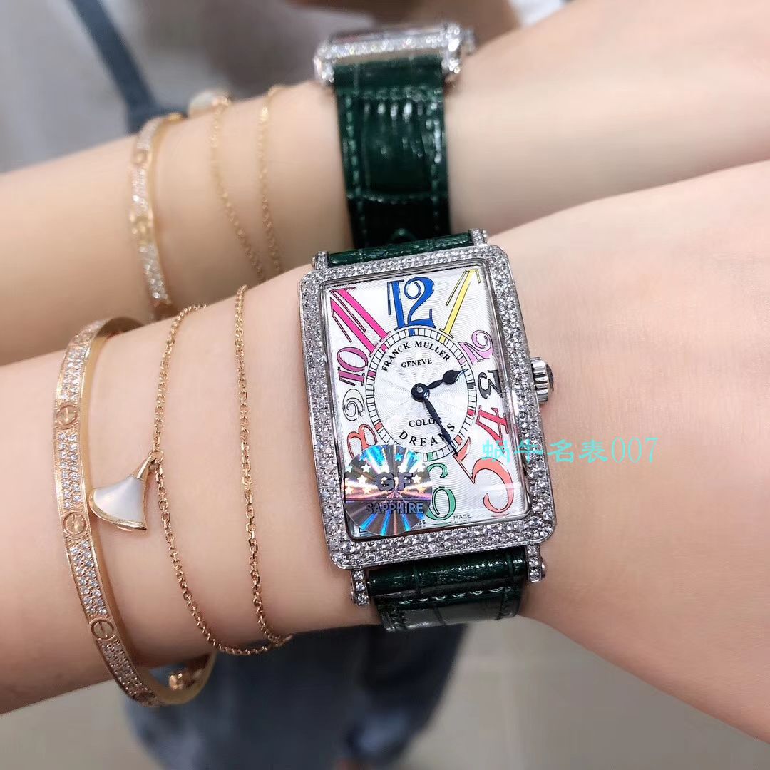 【GF Factory 法兰克穆克复刻高仿表】Franck MullerLong Island（长岛）952QZ女士 wrist watch  / FL062