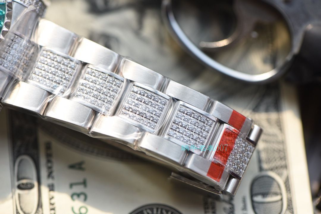【LF Factory  top 复刻 Rolex 高仿手表】LF帝皇 copy customized 版镶钻 Submariner ❗ top 绿钻水鬼 / R363