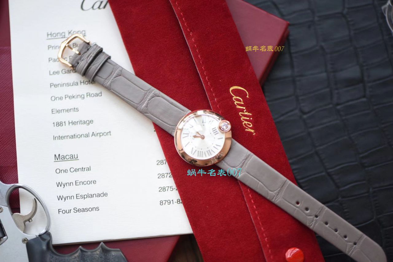 【台湾 Factory 复刻高仿女表】 Cartier  BALLON BLANC DE  Cartier 系列WGBL0005 wrist watch  / K230
