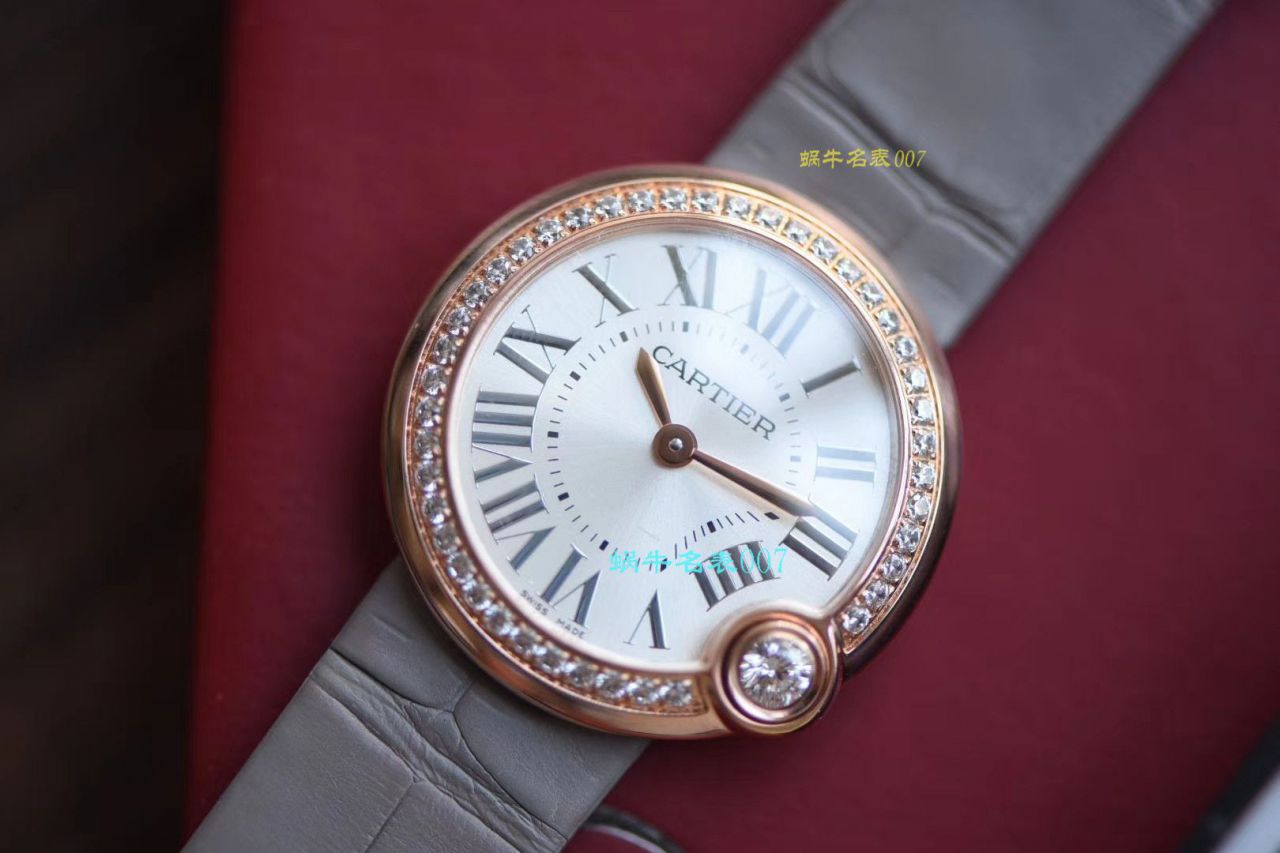 【台湾 Factory 白气球复刻高仿女表】 Cartier  BALLON BLANC DE  Cartier 系列WJBL0008 wrist watch  / K229