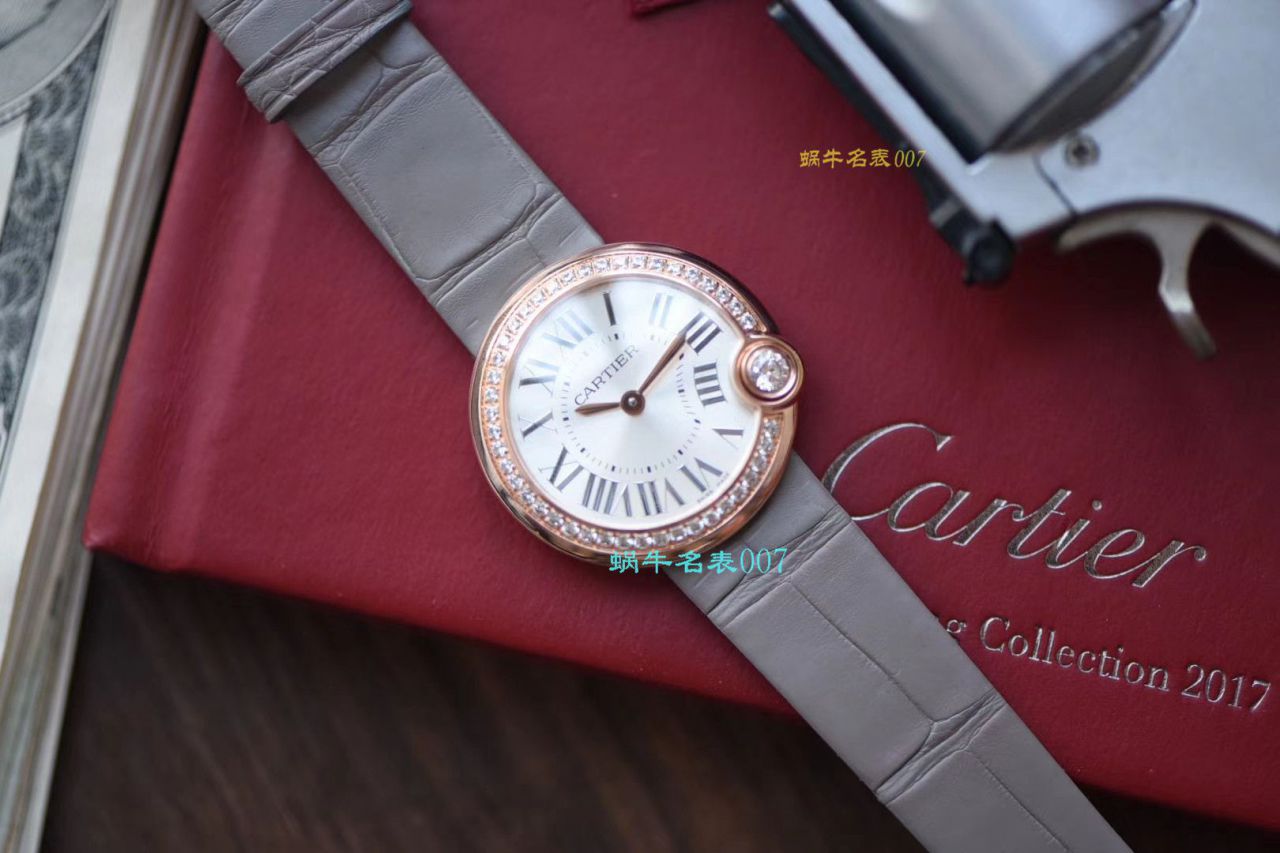 【台湾 Factory 白气球复刻高仿女表】 Cartier  BALLON BLANC DE  Cartier 系列WJBL0008 wrist watch  / K229