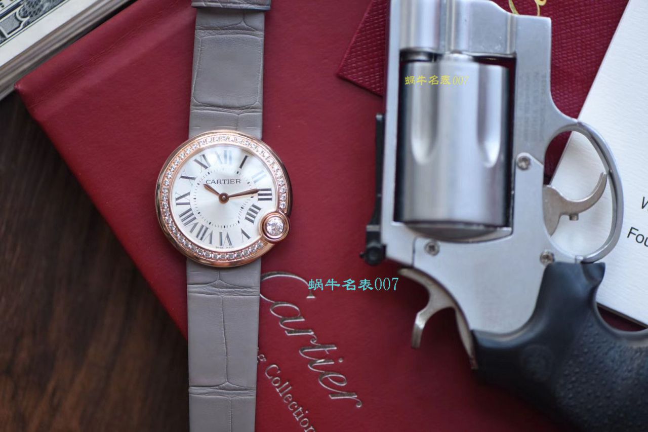 【台湾 Factory 白气球复刻高仿女表】 Cartier  BALLON BLANC DE  Cartier 系列WJBL0008 wrist watch  / K229