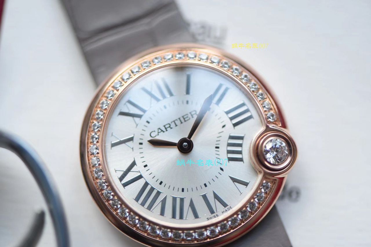【台湾 Factory 白气球复刻高仿女表】 Cartier  BALLON BLANC DE  Cartier 系列WJBL0008 wrist watch  / K229