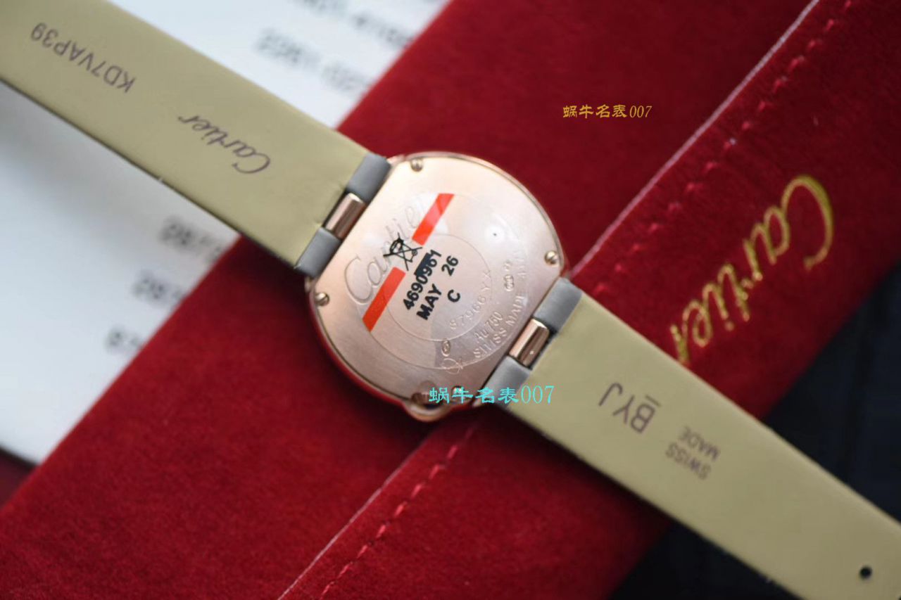 【台湾 Factory 白气球复刻高仿女表】 Cartier  BALLON BLANC DE  Cartier 系列WJBL0008 wrist watch  / K229