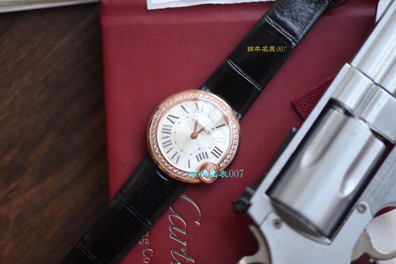 【台湾 Factory 白气球复刻高仿女表】 Cartier  BALLON BLANC DE  Cartier 系列WJBL0008 wrist watch  / K229