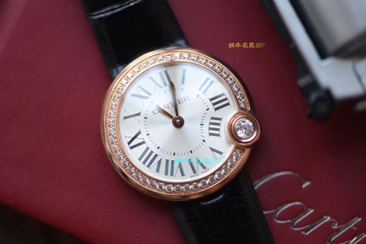 【台湾 Factory 白气球复刻高仿女表】 Cartier  BALLON BLANC DE  Cartier 系列WJBL0008 wrist watch  / K229