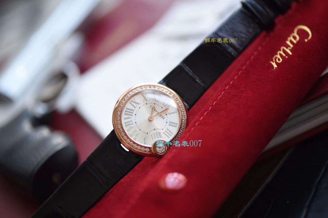 【台湾 Factory 白气球复刻高仿女表】 Cartier  BALLON BLANC DE  Cartier 系列WJBL0008 wrist watch  / K229