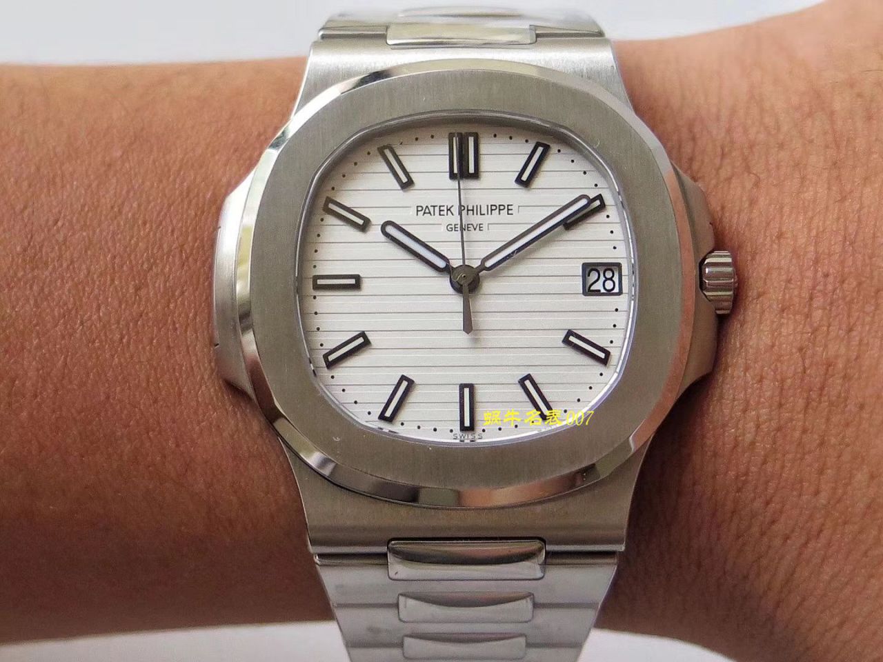 【 Video analysis PPF Factory Patek Philippe复刻高仿表】 PATEK PHILIPPE Nautilus Nautilus 运动系列5711/1A-011 / BD276