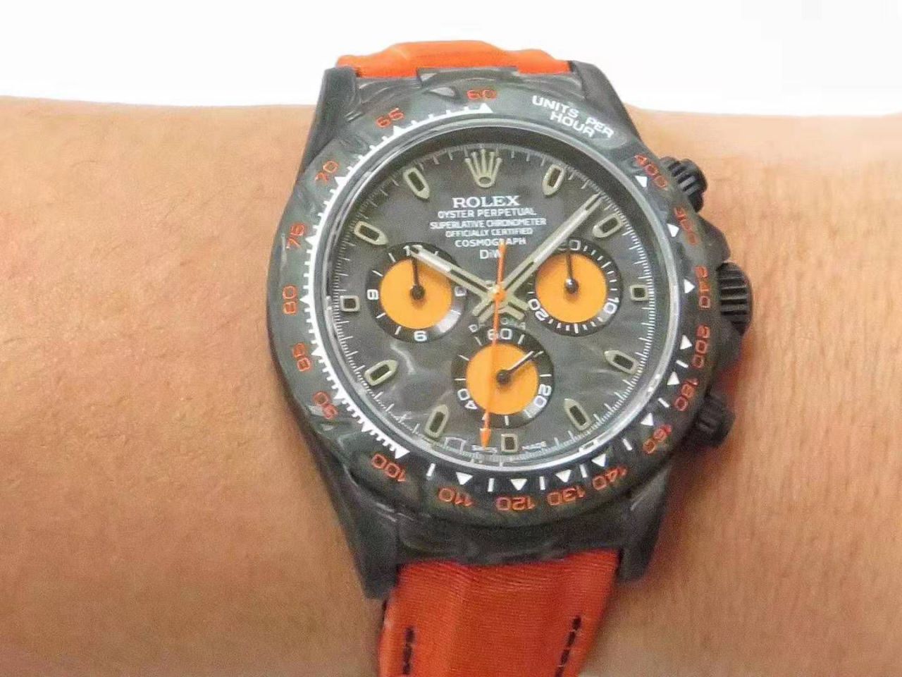 【TW Factory  Rolex 复刻手表】 Rolex ROLEX宇宙计时 Ditongna 系列之 carbon fiber 海外 copy customized 版 / R367