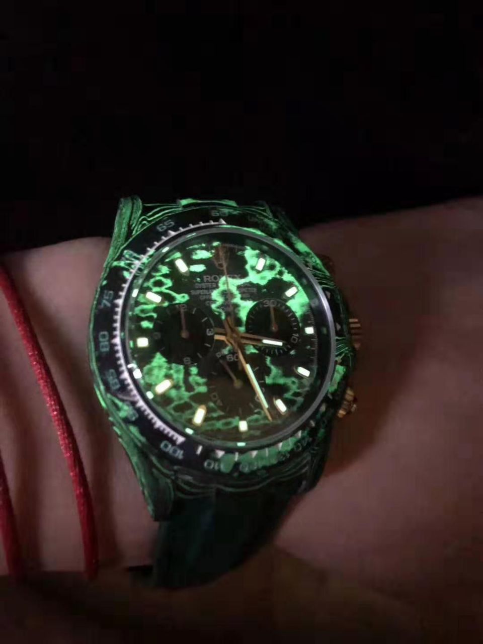 【TW Factory  Rolex 复刻手表】 Rolex ROLEX宇宙计时 Ditongna 系列之 carbon fiber 海外 copy customized 版 / R367