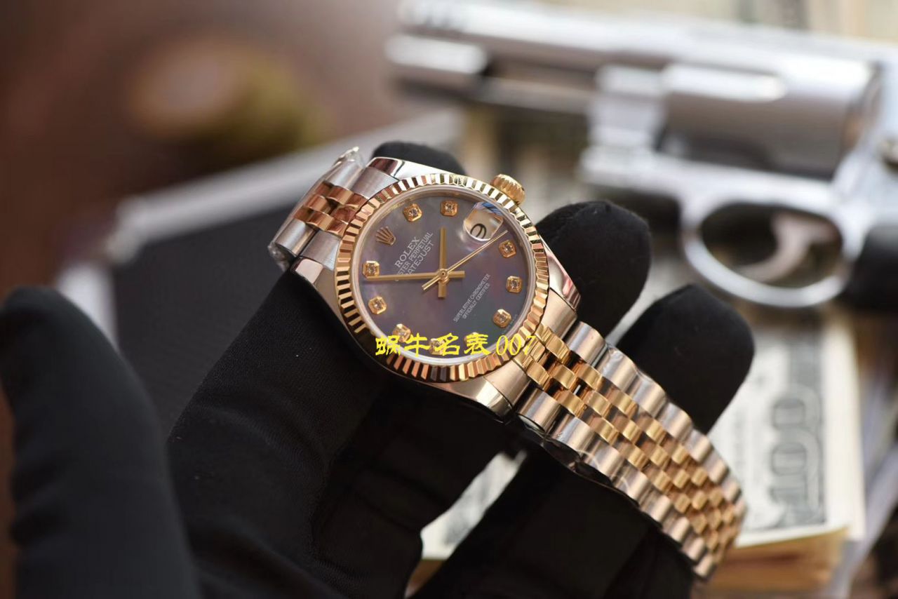 【台湾 Factory  Rolex 复刻高仿女士手表】Rolex Rolex DateJust  Datejust 系列31/36mm男女装均有 / R372