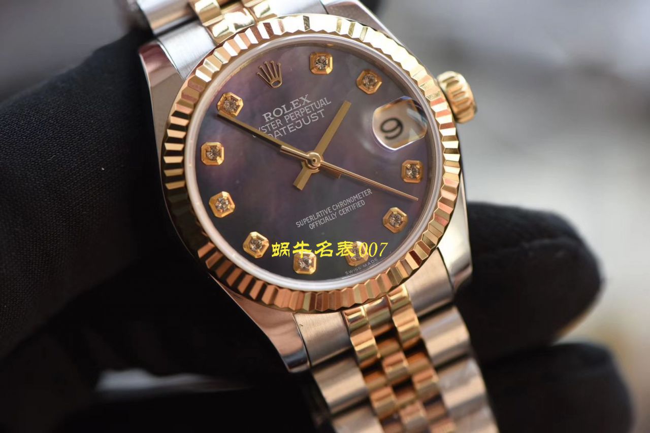 【台湾 Factory  Rolex 复刻高仿女士手表】Rolex Rolex DateJust  Datejust 系列31/36mm男女装均有 / R372