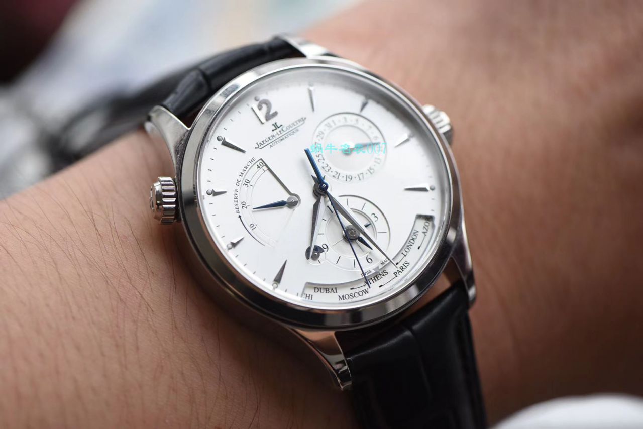 【 Video analysis ZF Factory  Jaeger-LeCoultre 复刻高仿表】 Jaeger-LeCoultre 大师系列地理学家1422521 wrist watch  / JJ156