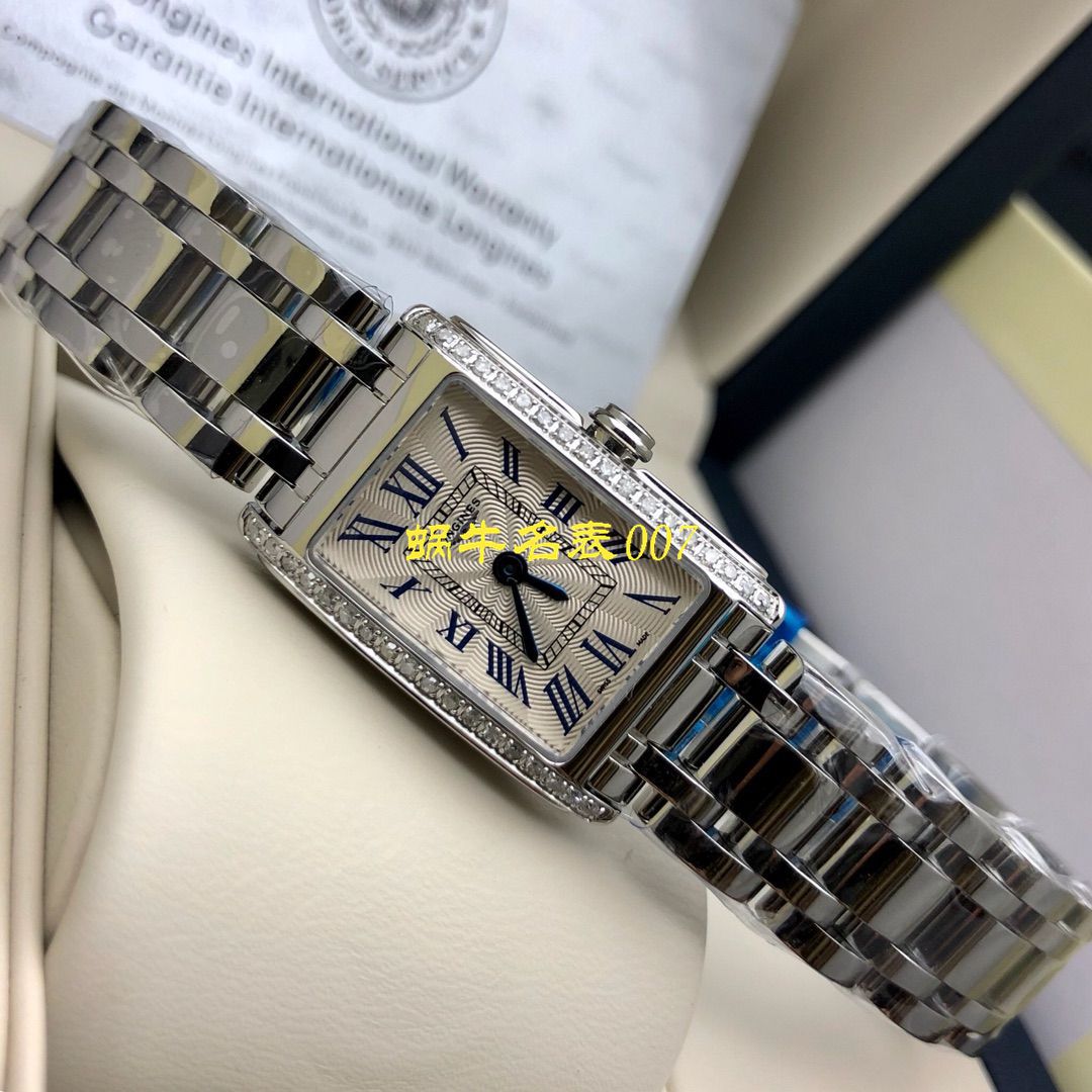 【 Longines 渠道原单女士表】 Longines L5.258.0.71.6真钻系列黛绰维纳系列 wrist watch （Longines DolceVita） / L119