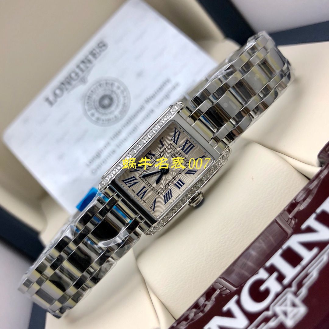 【 Longines 渠道原单女士表】 Longines L5.258.0.71.6真钻系列黛绰维纳系列 wrist watch （Longines DolceVita） / L119