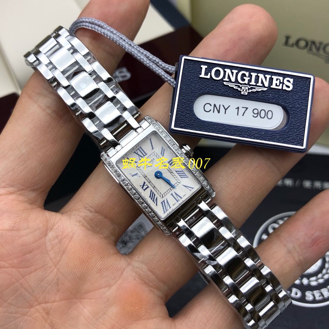 【 Longines 渠道原单女士表】 Longines L5.258.0.71.6真钻系列黛绰维纳系列 wrist watch （Longines DolceVita） / L119