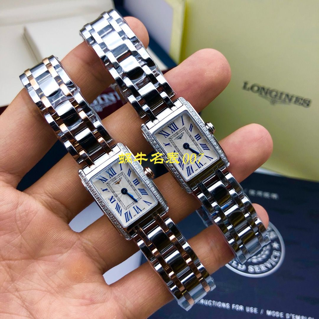 【 Longines 渠道原单女士表】 Longines L5.258.0.71.6真钻系列黛绰维纳系列 wrist watch （Longines DolceVita） / L119