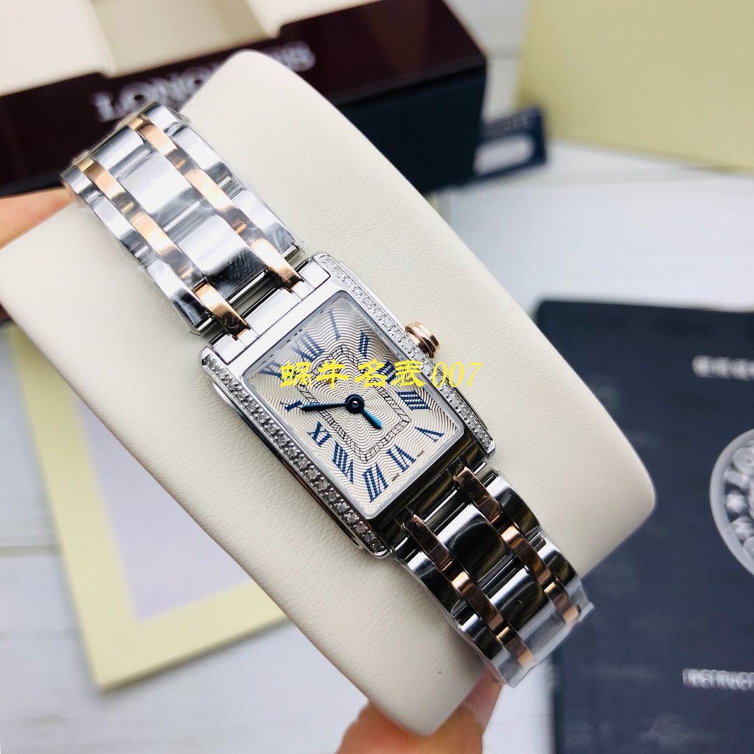 【 Longines 渠道原单女士表】 Longines L5.258.0.71.6真钻系列黛绰维纳系列 wrist watch （Longines DolceVita） / L119