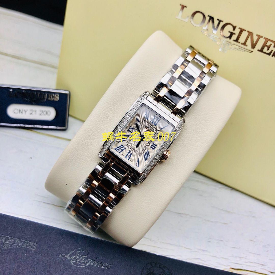 【 Longines 渠道原单女士表】 Longines L5.258.0.71.6真钻系列黛绰维纳系列 wrist watch （Longines DolceVita） / L119