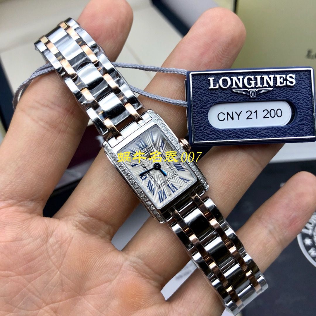 【 Longines 渠道原单女士表】 Longines L5.258.0.71.6真钻系列黛绰维纳系列 wrist watch （Longines DolceVita） / L119