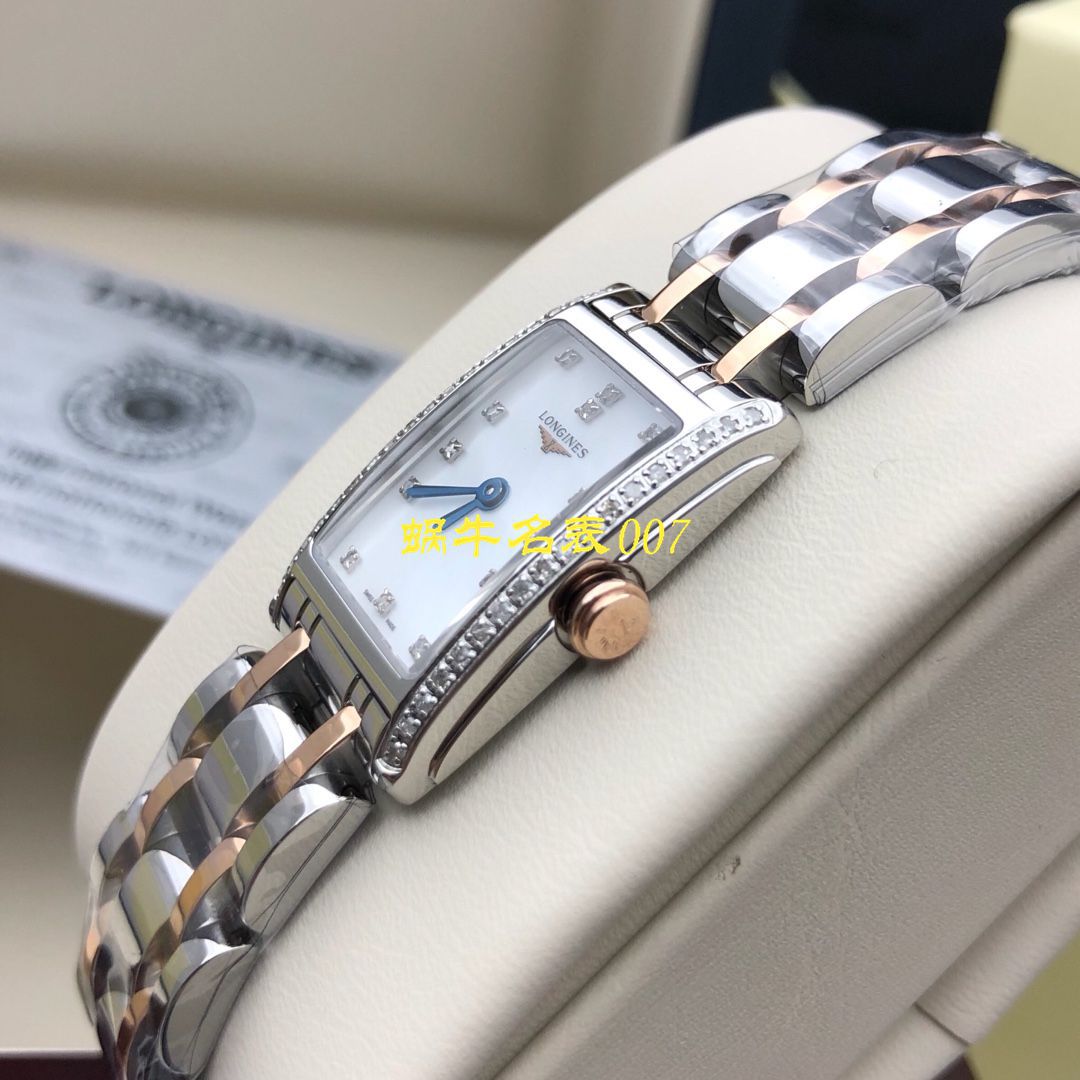 【 Longines 渠道原单女士表】 Longines L5.258.0.71.6真钻系列黛绰维纳系列 wrist watch （Longines DolceVita） / L119