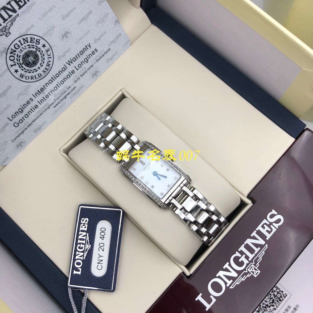 【 Longines 渠道原单女士表】 Longines L5.258.0.71.6真钻系列黛绰维纳系列 wrist watch （Longines DolceVita） / L119