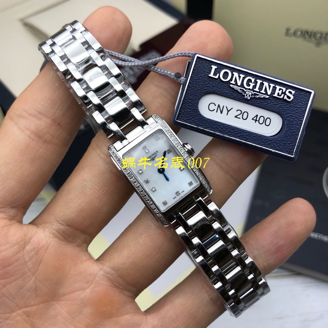 【 Longines 渠道原单女士表】 Longines L5.258.0.71.6真钻系列黛绰维纳系列 wrist watch （Longines DolceVita） / L119