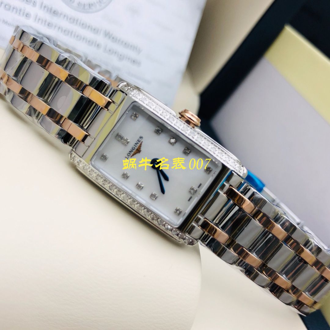 【 Longines 渠道原单女士表】 Longines L5.258.0.71.6真钻系列黛绰维纳系列 wrist watch （Longines DolceVita） / L119