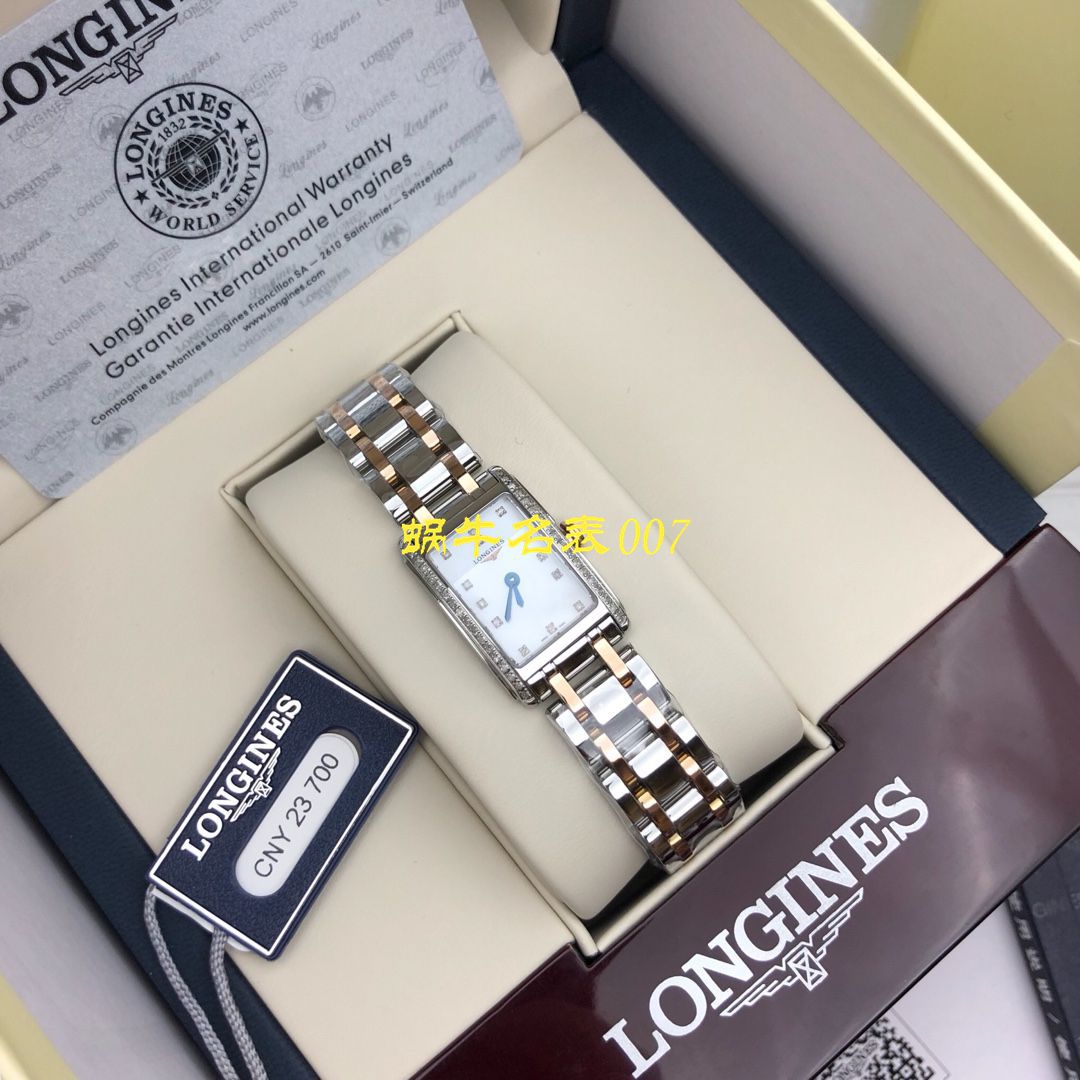【 Longines 渠道原单女士表】 Longines L5.258.0.71.6真钻系列黛绰维纳系列 wrist watch （Longines DolceVita） / L119