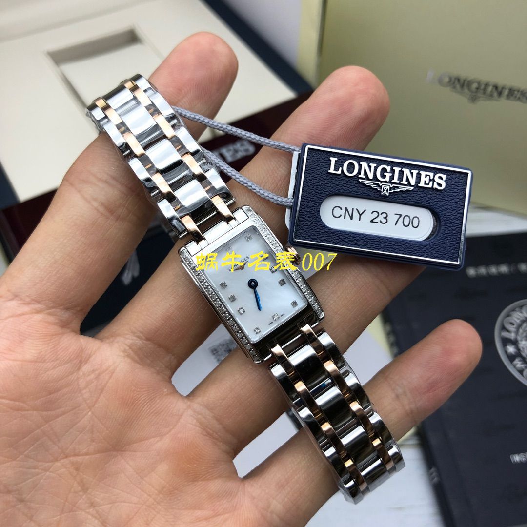 【 Longines 渠道原单女士表】 Longines L5.258.0.71.6真钻系列黛绰维纳系列 wrist watch （Longines DolceVita） / L119
