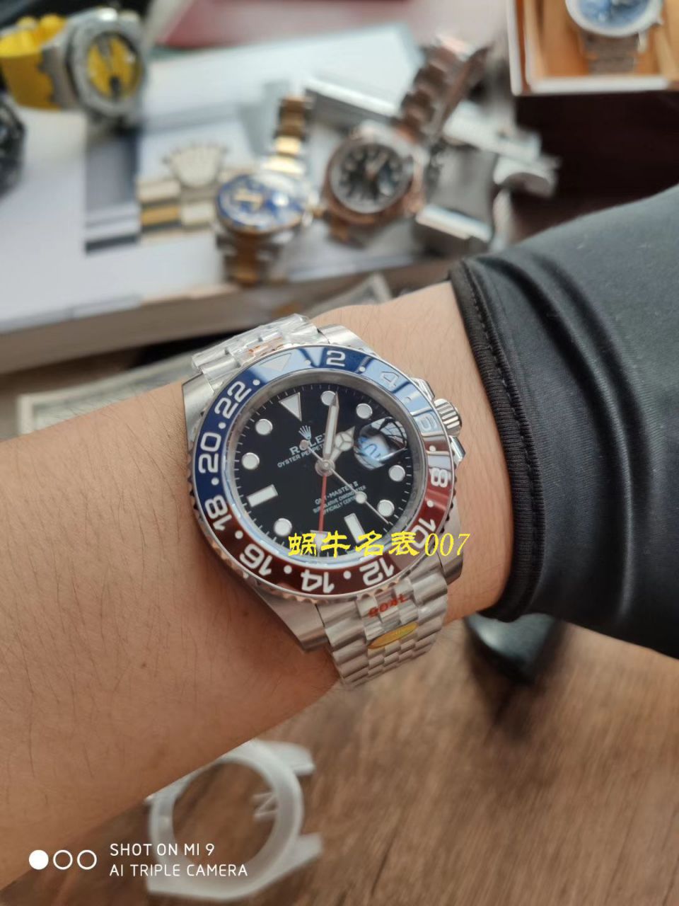 【NOOB Factory Rolex top 复刻高仿手表】 Rolex  GMT MASTER II系列126710BLRO-0001 wrist watch  / R378