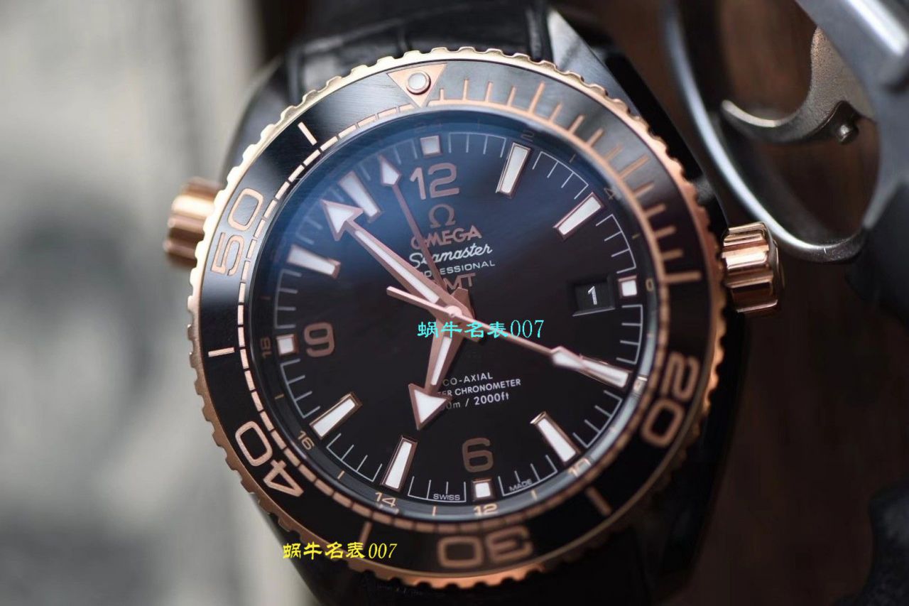 VS Factory OMEGA Seamaster 深海之黑全 Composite  top 复刻OMEGA手表215.63.46.22.01.001 wrist watch  / M609