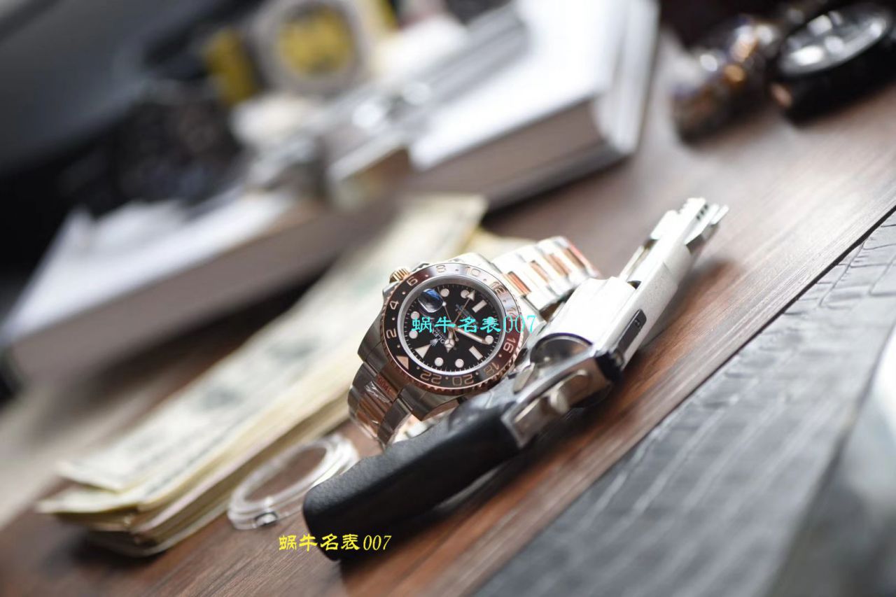 【DJ Factory Rolex复刻高仿手表】 Rolex  GMT MASTER IIGMT系列m126711chnr-0002 wrist watch  / R379