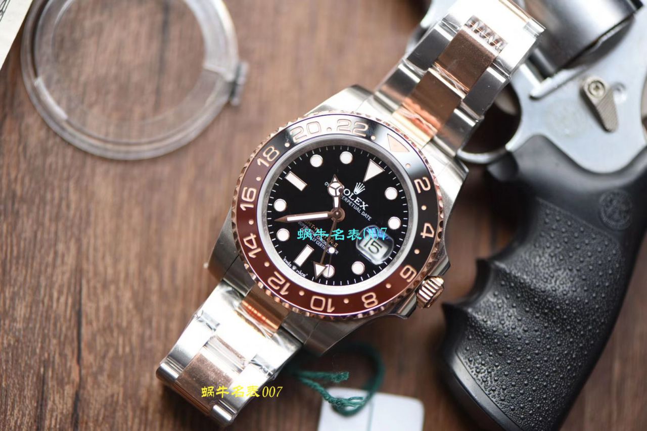 【DJ Factory Rolex复刻高仿手表】 Rolex  GMT MASTER IIGMT系列m126711chnr-0002 wrist watch  / R379