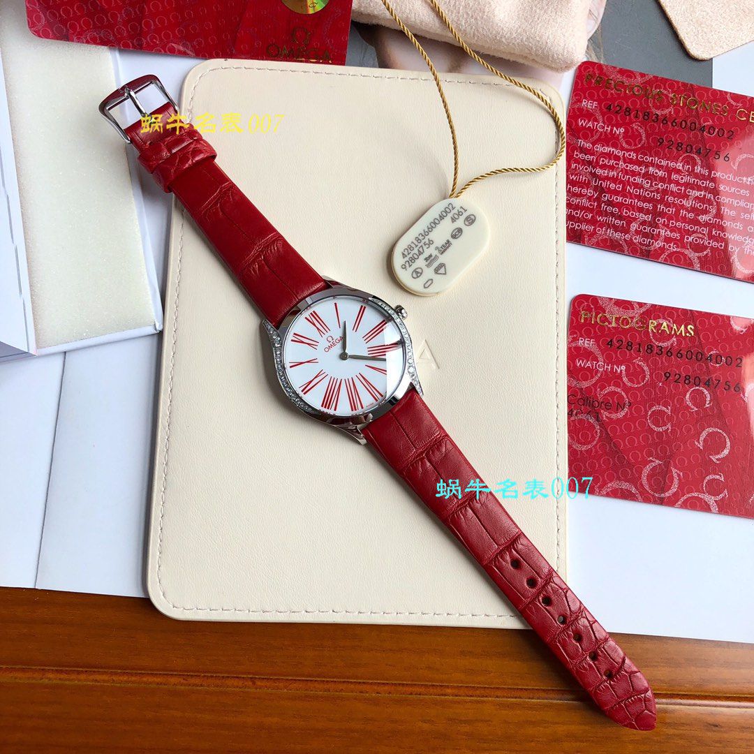 【渠道原单OMEGA女表】OMEGA碟飞系列428.18.36.60.05.002 wrist watch  / M612