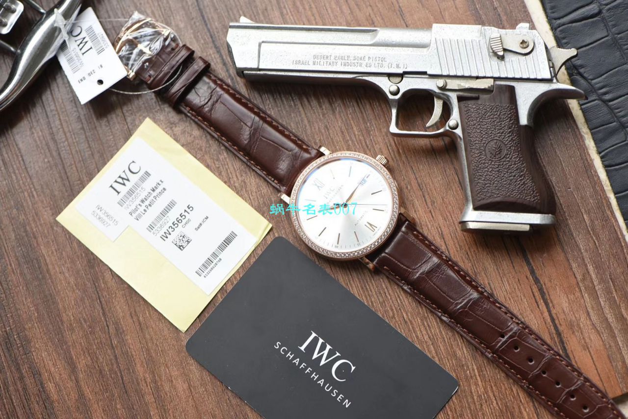 【 Video analysis V7 Factory IWC复刻表】 IWC 表柏涛菲诺系列高仿IW356515 wrist watch  / WG393