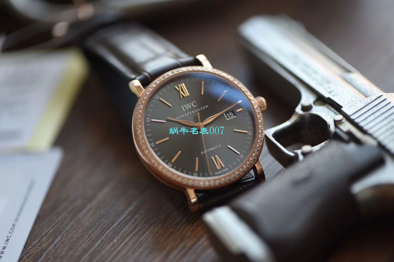 【 Video analysis V7 Factory IWC top 复刻表】 IWC 表柏涛菲诺高仿IW356516 wrist watch  / WG396