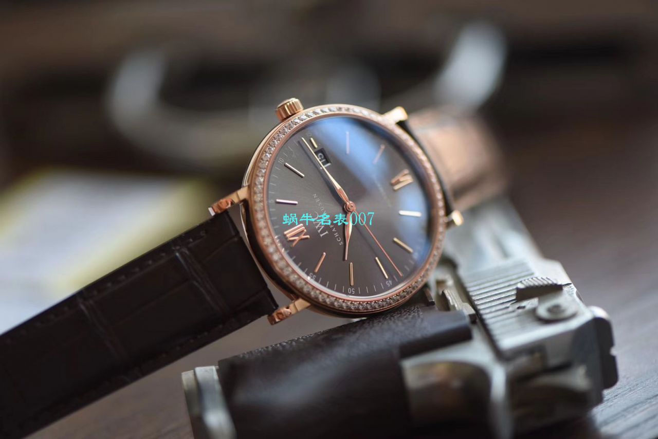 【 Video analysis V7 Factory IWC top 复刻表】 IWC 表柏涛菲诺高仿IW356516 wrist watch  / WG396
